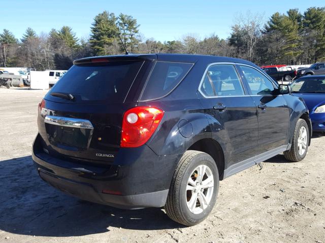 2GNALBEK5D1202075 - 2013 CHEVROLET EQUINOX LS BLACK photo 4