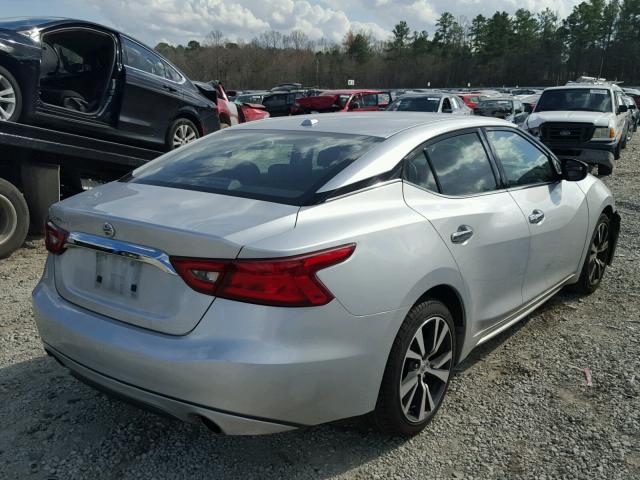 1N4AA6AP9GC392359 - 2016 NISSAN MAXIMA 3.5 SILVER photo 4