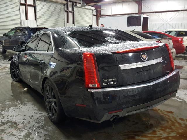 1G6DC5EY4B0129384 - 2011 CADILLAC CTS BLACK photo 3