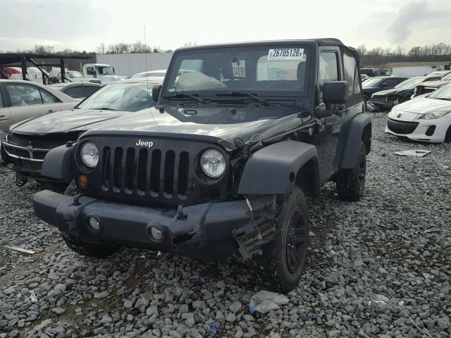 1C4AJWAG9DL508259 - 2013 JEEP WRANGLER S BLACK photo 2