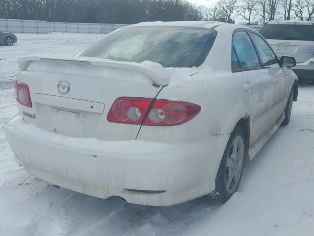 1YVHP80C635M46663 - 2003 MAZDA 6 I WHITE photo 4