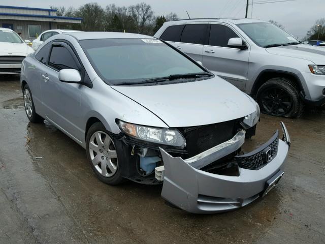 2HGFG1B68AH514223 - 2010 HONDA CIVIC LX SILVER photo 1