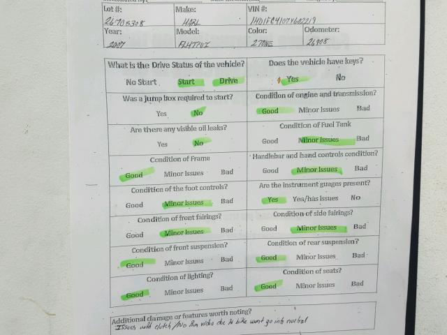 1HD1FC4107Y602219 - 2007 HARLEY-DAVIDSON FLHTCUI TWO TONE photo 20