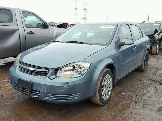 1G1AD5F59A7178676 - 2010 CHEVROLET COBALT 1LT BLUE photo 2