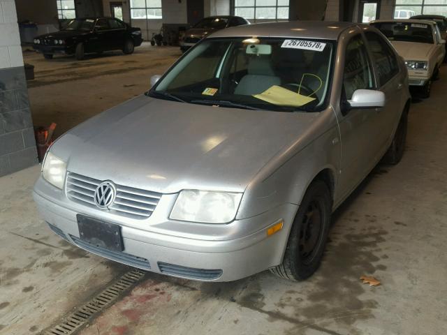 3VWRC29M2YM176649 - 2000 VOLKSWAGEN JETTA GL SILVER photo 2