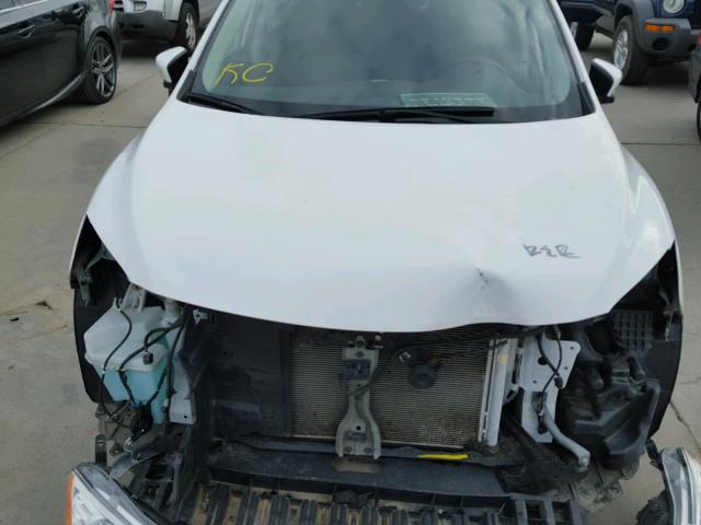 3N1AB7AP2FY252840 - 2015 NISSAN SENTRA S WHITE photo 7