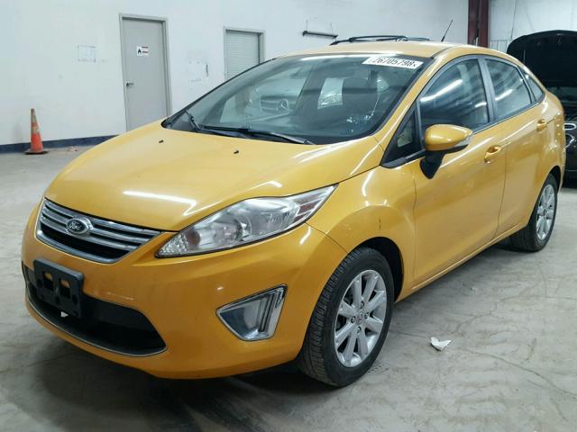 3FADP4CJ6BM181460 - 2011 FORD FIESTA SEL YELLOW photo 2