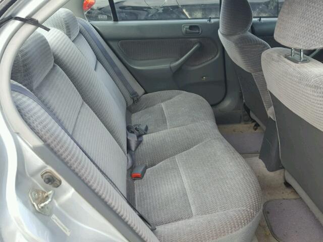 2HGEJ6613YH569911 - 2000 HONDA CIVIC BASE 银色 照片 6