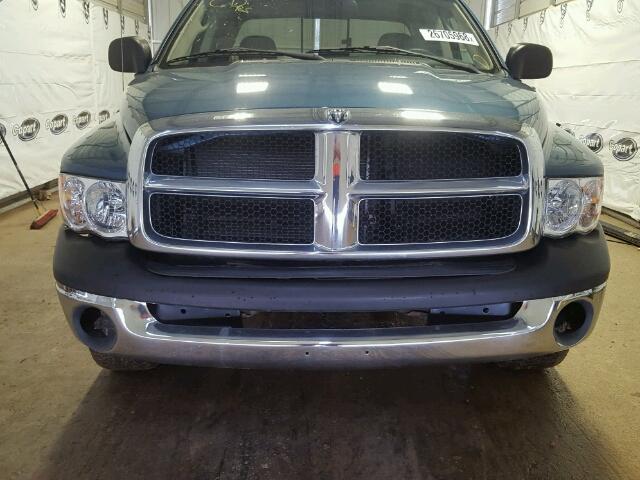 3D7HA18N82G153607 - 2002 DODGE RAM 1500 BLUE photo 9