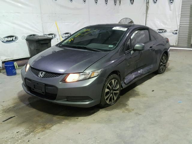 2HGFG3B85DH525858 - 2013 HONDA CIVIC EX GRAY photo 2