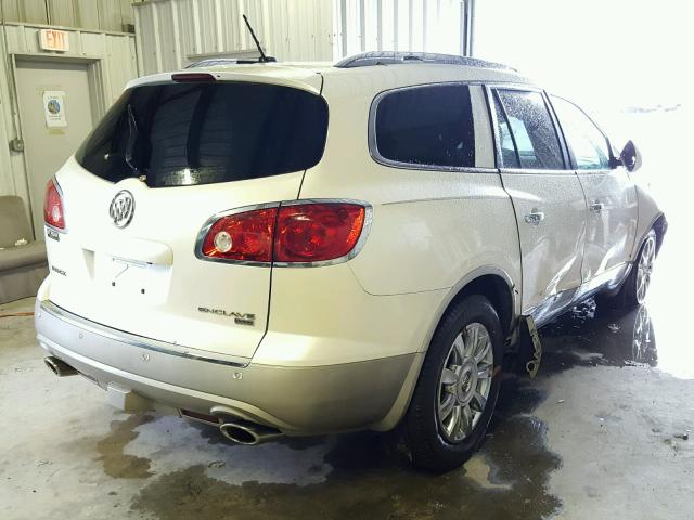 5GAKRBED5BJ216754 - 2011 BUICK ENCLAVE CX WHITE photo 4