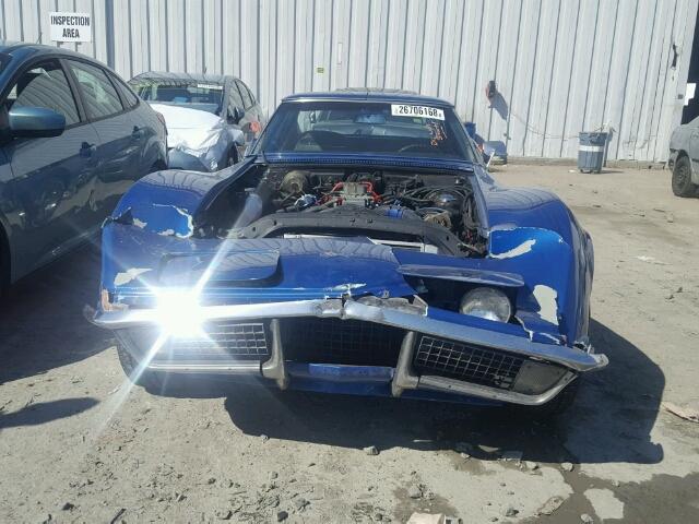 194370S407940 - 1970 CHEVROLET CORVETTE BLUE photo 9