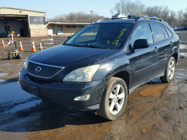 JTJHA31U640018220 - 2004 LEXUS RX 330 BLACK photo 2