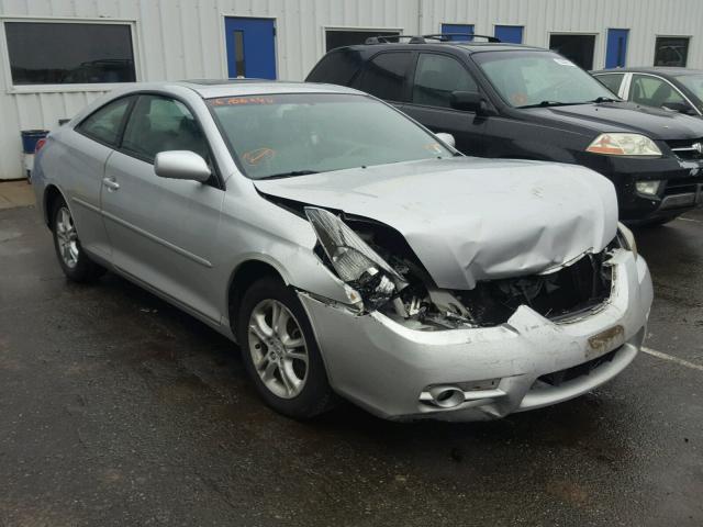 4T1CE30P58U763659 - 2008 TOYOTA CAMRY SOLA SILVER photo 1