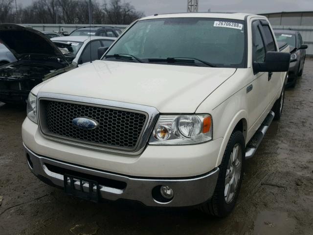 1FTPW12V27FA29941 - 2007 FORD F150 SUPER WHITE photo 2