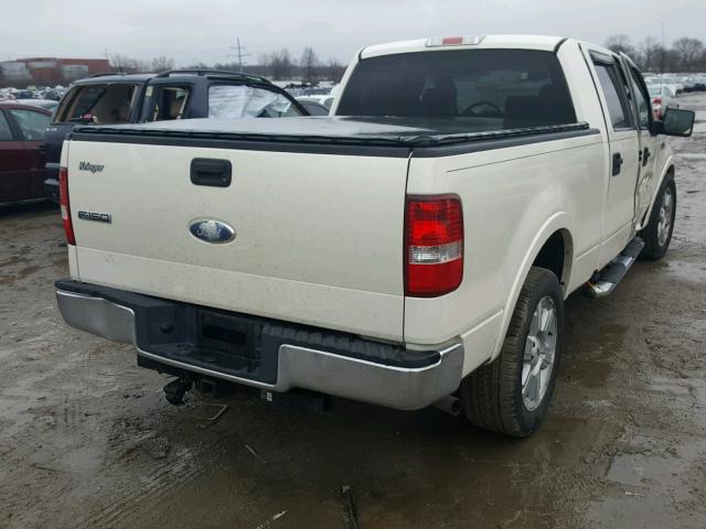 1FTPW12V27FA29941 - 2007 FORD F150 SUPER WHITE photo 4