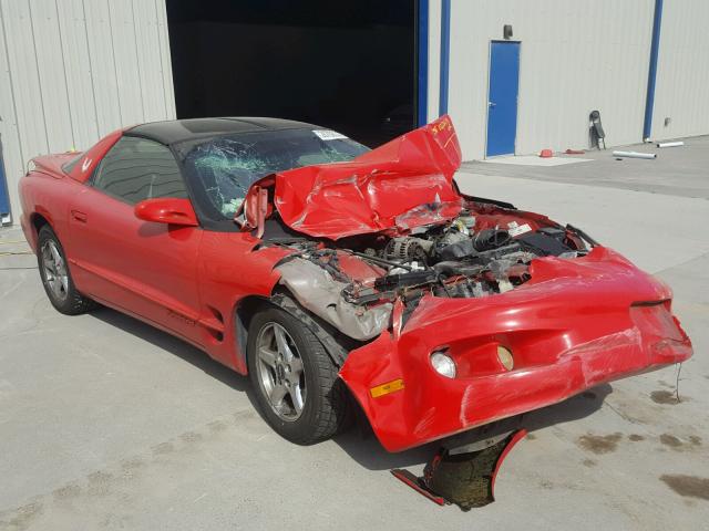 2G2FS22K222132083 - 2002 PONTIAC FIREBIRD RED photo 1