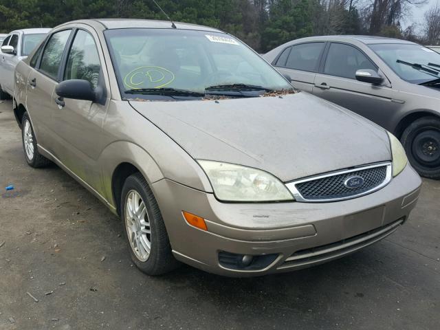 1FAFP34N65W117914 - 2005 FORD FOCUS ZX4 TAN photo 1