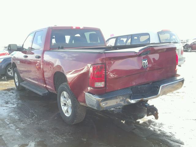 1C6RR7ST7ES110138 - 2014 RAM 1500 ST BURGUNDY photo 3