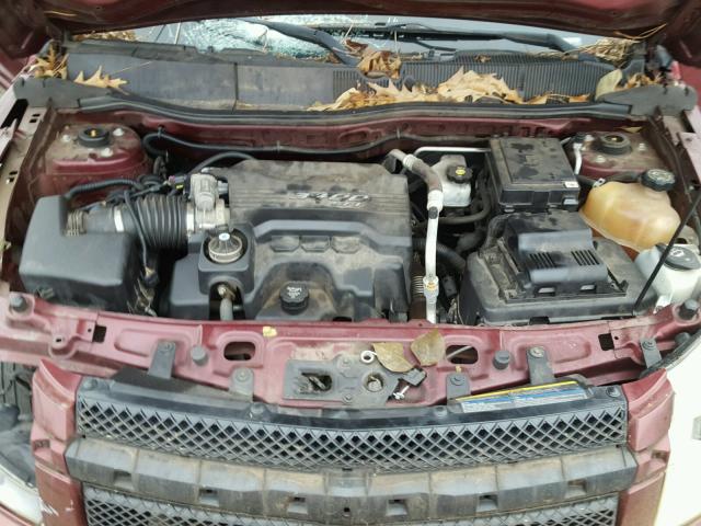 2CNDL13F076058427 - 2007 CHEVROLET EQUINOX LS BURGUNDY photo 7