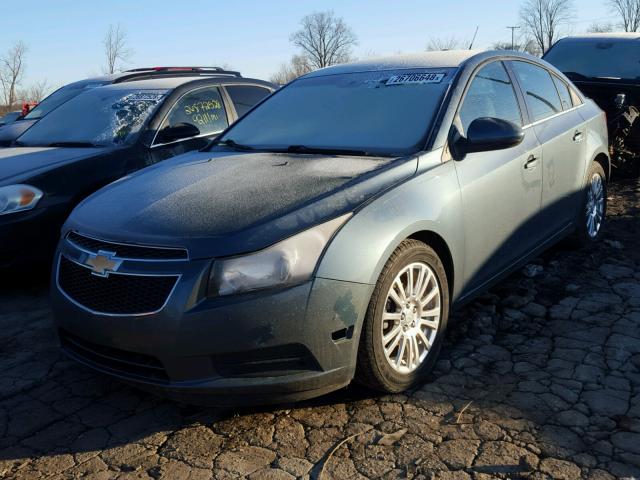 1G1PK5SC1C7296132 - 2012 CHEVROLET CRUZE ECO BLUE photo 2