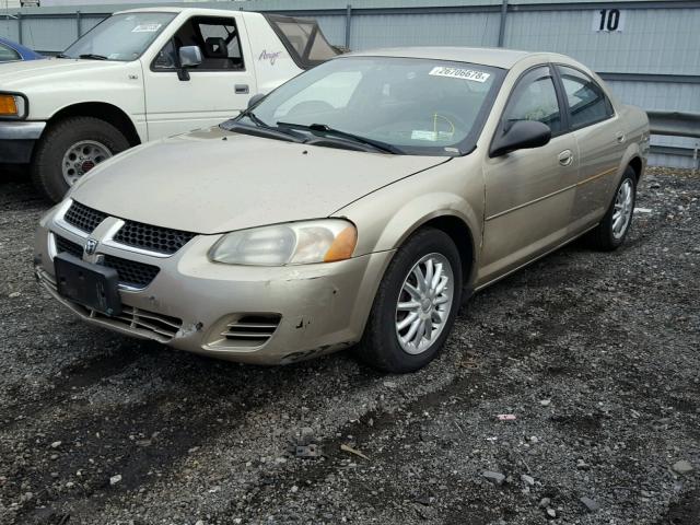 1B3EL46X96N224051 - 2006 DODGE STRATUS SX GOLD photo 2