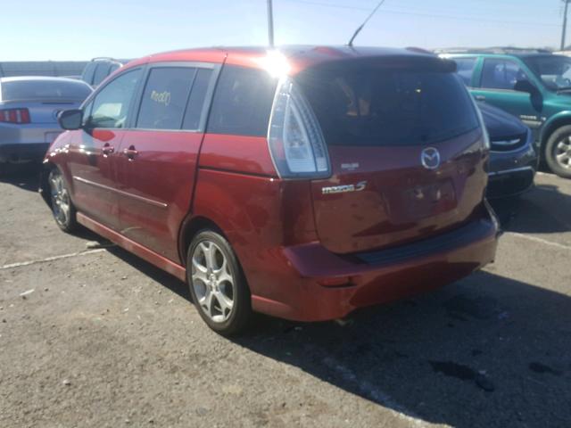 JM1CR293390327680 - 2009 MAZDA 5 RED photo 3