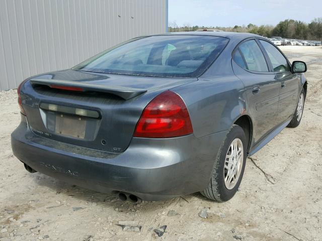 2G2WP522241305600 - 2004 PONTIAC GRAND PRIX GRAY photo 4