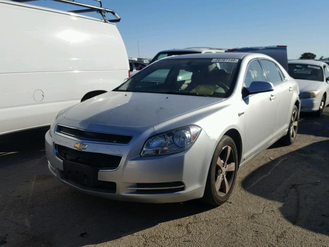 1G1ZF575X9F142864 - 2009 CHEVROLET MALIBU HYB SILVER photo 2