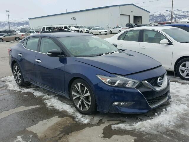 1N4AA6AP8HC373738 - 2017 NISSAN MAXIMA 3.5 BLUE photo 1