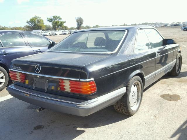 WDBCA45E2KA496890 - 1989 MERCEDES-BENZ 560 SEC BLACK photo 4