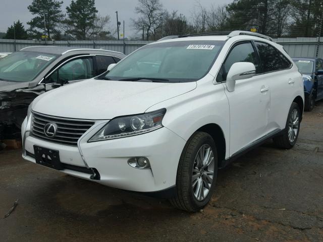 2T2ZK1BA1DC097665 - 2013 LEXUS RX 350 WHITE photo 2