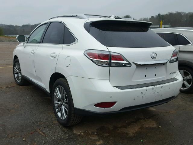 2T2ZK1BA1DC097665 - 2013 LEXUS RX 350 WHITE photo 3