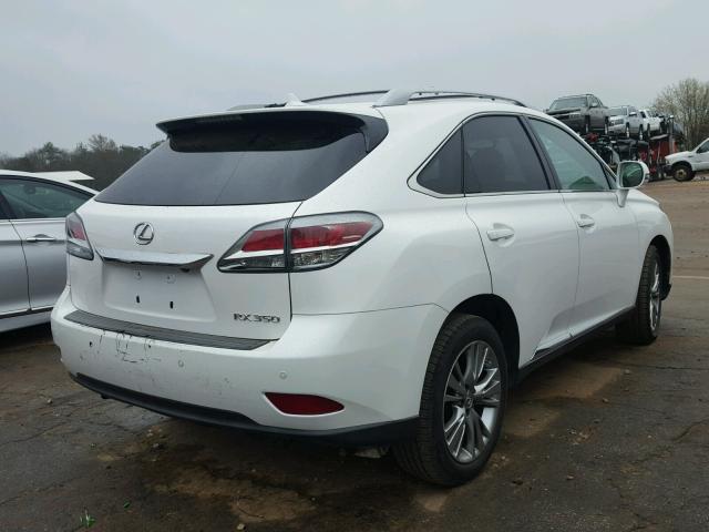 2T2ZK1BA1DC097665 - 2013 LEXUS RX 350 WHITE photo 4