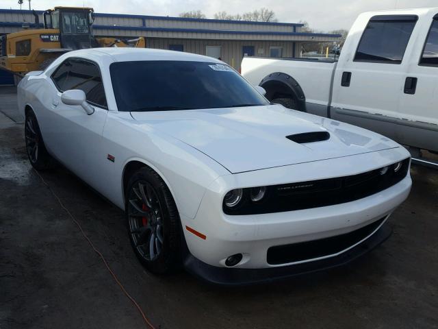 2C3CDZDJ9FH718096 - 2015 DODGE CHALLENGER WHITE photo 1