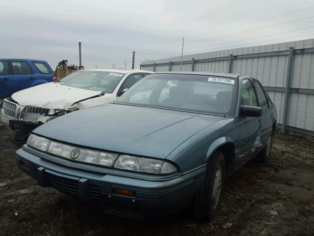 1G2WH54T6NF317181 - 1992 PONTIAC GRAND PRIX Dəniz mavisi foto 2