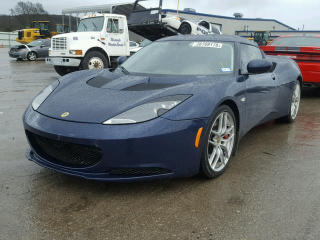 SCCLMDTU9DHA10123 - 2013 LOTUS EVORA BLUE photo 2