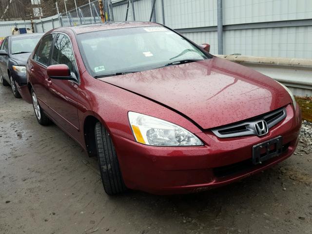 1HGCM66824A039403 - 2004 HONDA ACCORD EX RED photo 1