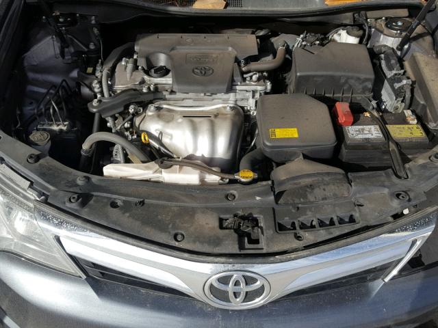 4T1BF1FK0CU094251 - 2012 TOYOTA CAMRY BASE GRAY photo 7