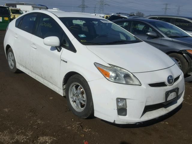 JTDKN3DU9B1404064 - 2011 TOYOTA PRIUS WHITE photo 1