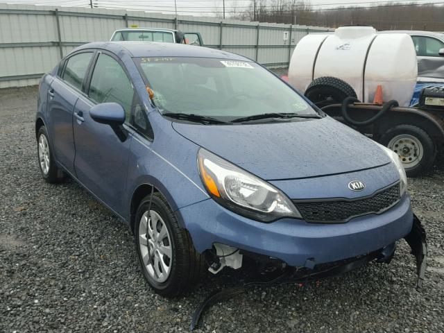 KNADM4A36G6646976 - 2016 KIA RIO LX BLUE photo 1