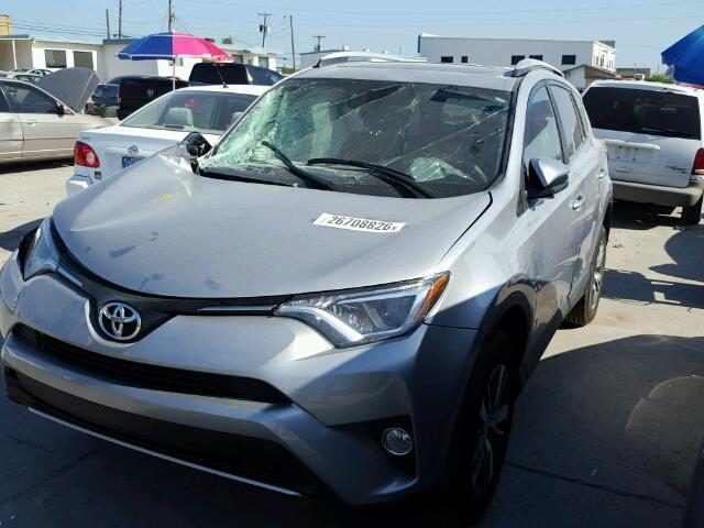 2T3WFREV8GW238251 - 2016 TOYOTA RAV4 XLE SILVER photo 2