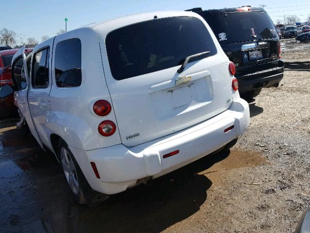 3GNDA13D08S638196 - 2008 CHEVROLET HHR LS WHITE photo 3