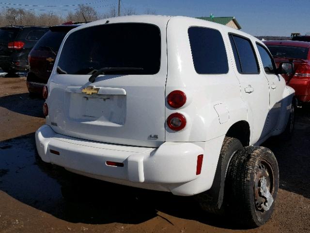 3GNDA13D08S638196 - 2008 CHEVROLET HHR LS WHITE photo 4