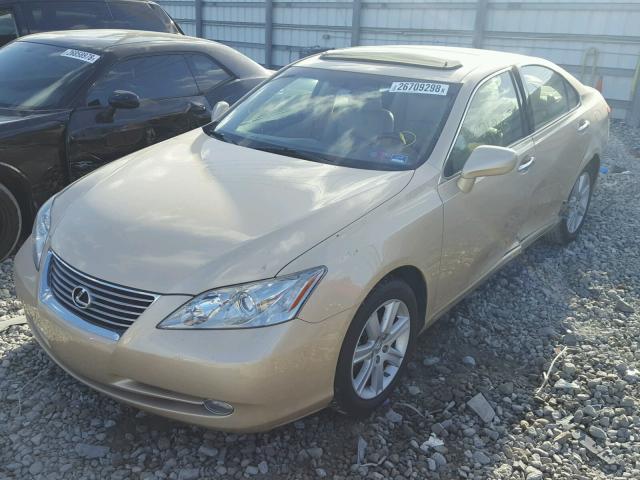 JTHBJ46G582171990 - 2008 LEXUS ES 350 GOLD photo 2