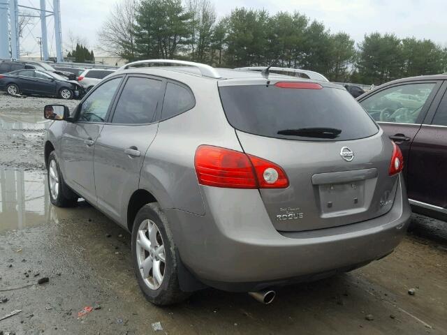 JN8AS58V98W401619 - 2008 NISSAN ROGUE S GRAY photo 3