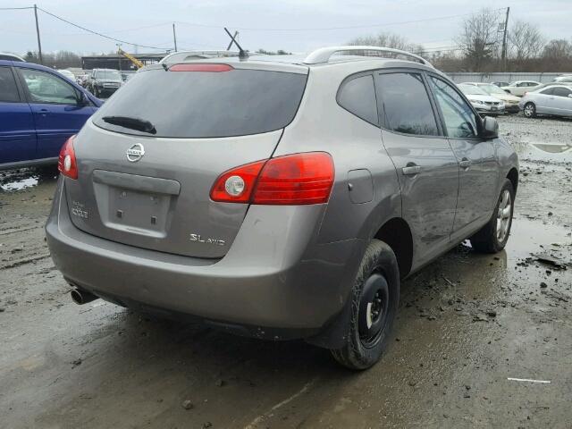 JN8AS58V98W401619 - 2008 NISSAN ROGUE S GRAY photo 4