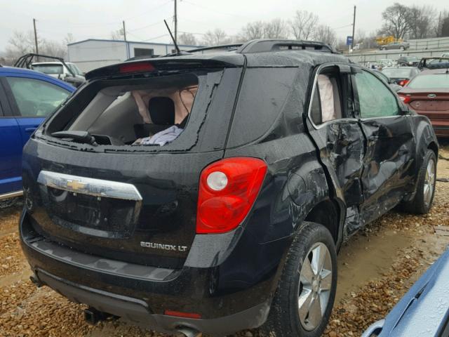 2GNFLDE37D6259682 - 2013 CHEVROLET EQUINOX LT BLACK photo 4