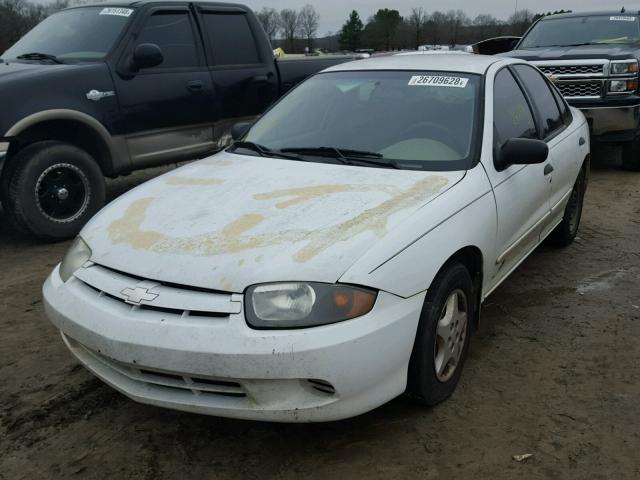 1G1JF52F537294257 - 2003 CHEVROLET CAVALIER L WHITE photo 2