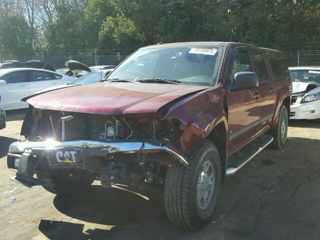 1GCDT43E388215344 - 2008 CHEVROLET COLORADO L BURGUNDY photo 2